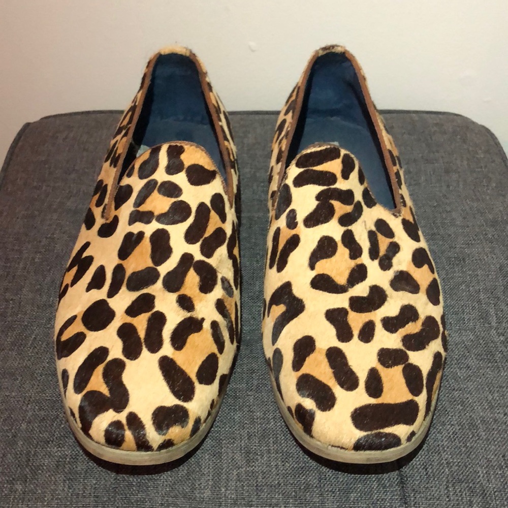 Steve Madden - Leopard Pony Smoking Slipper